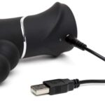 LoveHoney 67834: Conejo Feliz Triple Curva Negro