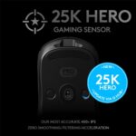 Raton inalambrico para juegos Logitech G Pro 910-005270 rendimiento eSports