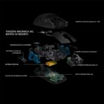 Raton inalambrico para juegos Logitech G Pro 910-005270 rendimiento eSports
