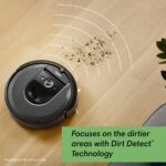 Aspiradora Robot iRobot Roomba i7 i715020 con Wi-Fi, Mapeo Inteligente, Compatible con Alexa y Google, Ideal para Pelo d