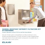 Kit de filtración de agua universal antivandálico Elkay EF1500VRBMC capacidad 1500 galones con monitor de estado de filt