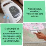 Ingenuity SimpleComfort - Columpio para bebé multidirección, ligero y compacto de 6 velocidades, vibraciones y sonidos d