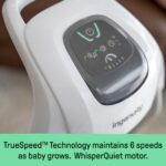 Ingenuity SimpleComfort - Columpio para bebé multidirección, ligero y compacto de 6 velocidades, vibraciones y sonidos d