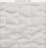 Juego de edredon Indigo Hill HiEnd Accents FB3500-KG-WH 3 piezas King color blanco liso algodon ligero sedoso con fundas