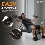 Power Systems Banco de Escalones y Banco de Pesas | Plataforma Aeróbica y Caja Plio para Cardio, Fuerza | Escalón de Gim