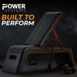 Power Systems Banco de Escalones y Banco de Pesas | Plataforma Aeróbica y Caja Plio para Cardio, Fuerza | Escalón de Gim