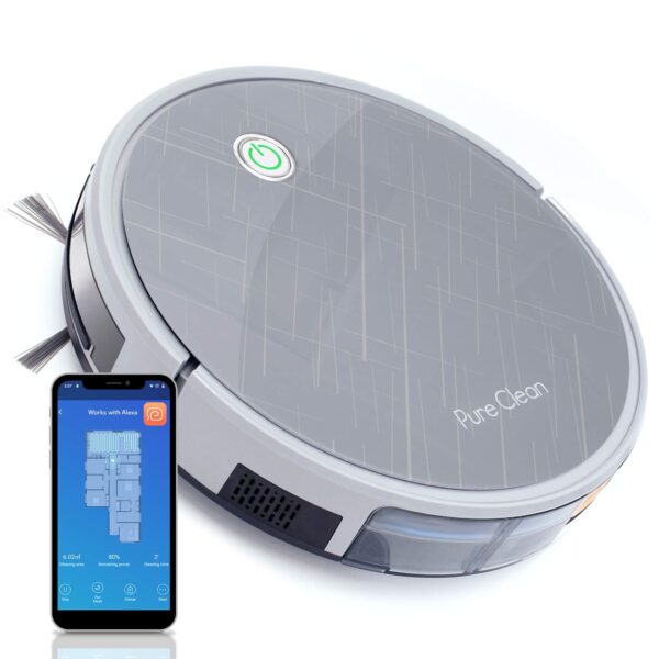 Robot Aspirador PureClean PUCRC660 Giroscopio Navegacion Multisala Compatible Alexa Filtro 3 Etapas
