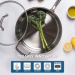 Batería de cocina Viking Culinary 40581 9990C juego de ollas y sartenes de cobre martillado de 3 capas 10 piezas con tap