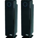 Purificador de aire Guardian Technologies GermGuardian AC5350B2PK 71 cm filtro HEPA sanitizador UV-C 3 en 1 habitaciones