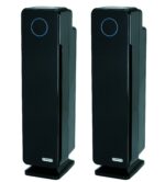 Purificador de aire Guardian Technologies GermGuardian AC5350B2PK 71 cm filtro HEPA sanitizador UV-C 3 en 1 habitaciones