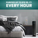 Purificador de aire Guardian Technologies GermGuardian AC5350B2PK 71 cm filtro HEPA sanitizador UV-C 3 en 1 habitaciones