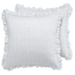 Juego de Edredón Reversible Laura Ashley Revman Industries USHSA51088044 algodón azul Chloe King con fundas de almohada