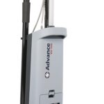 Aspiradora vertical Nilfisk Advance VU500 107404754 un motor trayectoria 15 pulgadas filtración HEPA