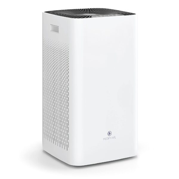 Purificador de aire Medify Air MA-112-W1 V3.0 filtro True HEPA H13 cobertura 553 metros cuadrados en 1 hora elimina 99.9