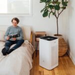 Purificador de aire Medify Air MA-112-W1 V3.0 filtro True HEPA H13 cobertura 553 metros cuadrados en 1 hora elimina 99.9