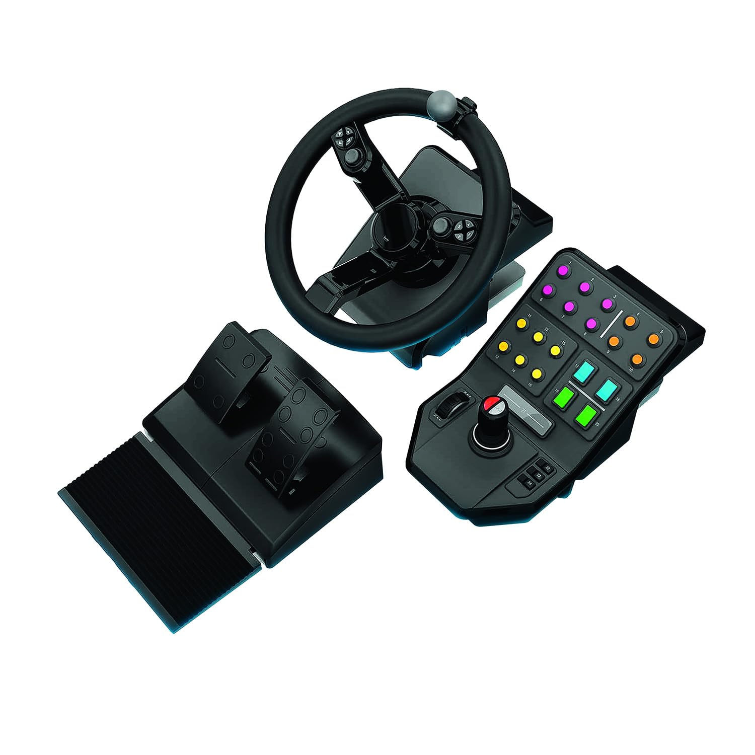 Version 1.0.0 Paquete Simulador Granja Logitech G 945-000063 2a Generacion volante 900 grados pedales panel lateral 37 botones program