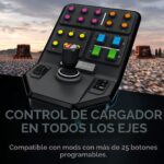 Paquete Simulador Granja Logitech G 945-000063 2a Generacion volante 900 grados pedales panel lateral 37 botones program