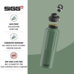 Botella de Agua Deportiva SIGG WMB Traveller 8776.6 1.5 Litros 51 oz Hermética Aluminio Reciclado