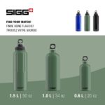 Botella de Agua Deportiva SIGG WMB Traveller 8776.6 1.5 Litros 51 oz Hermética Aluminio Reciclado