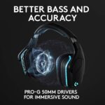 Auriculares Logitech G935 Inalámbricos 981-000742 DTS X 7.1 Lightsync RGB Gaming PC