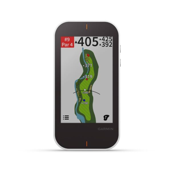 Garmin Approach G80, GPS portátil de golf premium todo en uno con monitor de lanzamiento integrado, pantalla táctil de 3