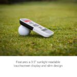 Garmin Approach G80, GPS portátil de golf premium todo en uno con monitor de lanzamiento integrado, pantalla táctil de 3
