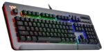 Teclado gaming Thermaltake Level 20 KB-LVT-SSSRUS-01 aluminio titanio interruptores Cherry MX Silver RGB 16.8M 32 zonas