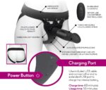Doc Johnson BE Naughty - Body Extensions - Sistema de correa hueca - Arnés de silicona vibratorio operado a distancia co