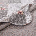 Juego de edredon Greenland Home Fashions Giulia GL-1812AMSK 3 piezas King Cal King algodon gris