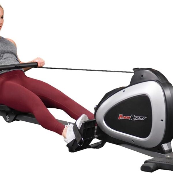 Máquina de Remo Fitness Reality 2636 magnética 14 niveles Bluetooth 250 lbs