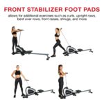 Máquina de Remo Fitness Reality 2636 magnética 14 niveles Bluetooth 250 lbs