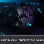 Ratón Inalámbrico Gaming Logitech G903 Lightspeed 910-005670 Sensor Hero 25K 25600 DPI Ambidiestro RGB LIGHTSYNC Compati