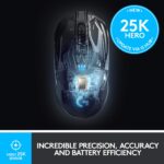 Ratón Inalámbrico Gaming Logitech G903 Lightspeed 910-005670 Sensor Hero 25K 25600 DPI Ambidiestro RGB LIGHTSYNC Compati