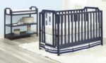 Suite Bebe Celeste - Barra de seguridad para cambiador incluido, color azul marino