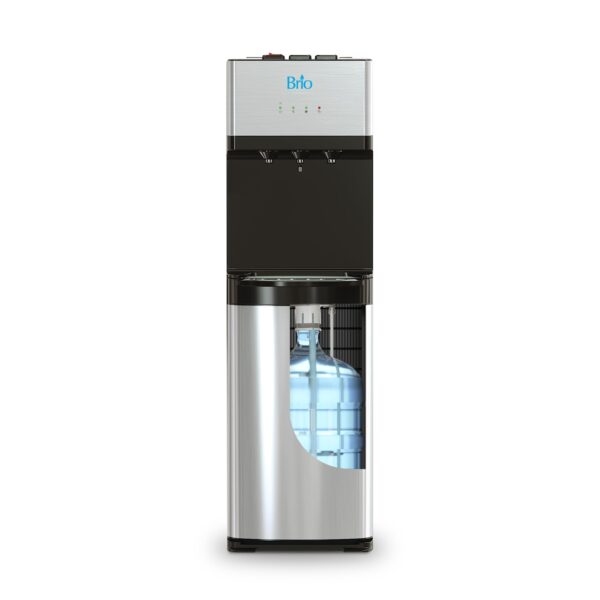 Dispensador de agua Brio CLBL520SC carga inferior autolimpieza tres temperaturas caliente fría y templada