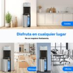 Dispensador de agua Brio CLBL520SC carga inferior autolimpieza tres temperaturas caliente fría y templada