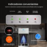 Dispensador de agua Brio CLBL520SC carga inferior autolimpieza tres temperaturas caliente fría y templada