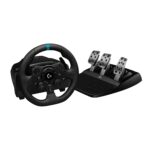 Volante y Pedales de Carreras Logitech G923 TRUEFORCE 1000Hz Cuero Genuino PS5 PS4 PC
