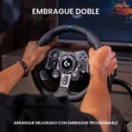 Volante y Pedales de Carreras Logitech G923 TRUEFORCE 1000Hz Cuero Genuino PS5 PS4 PC