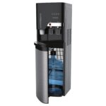 Dispensador de agua enfriador Frigidaire EFWC900 carga inferior acero inoxidable con portavasos seguro infantil dos temp