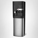 Dispensador de agua enfriador Frigidaire EFWC900 carga inferior acero inoxidable con portavasos seguro infantil dos temp