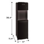 Dispensador de agua fría y caliente Frigidaire EFWC498 carga superior seguro para niños diseño delgado