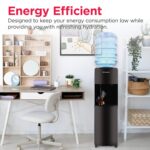Dispensador de agua fría y caliente Frigidaire EFWC498 carga superior seguro para niños diseño delgado