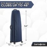 Samsonite Tour Deluxe Golf Hard Case Golf Travel Bag, Lightweight & Durable ABS Shell, 360 Degree Multi-Directional Whee