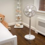 Ventilador oscilante Objecto White Flow F5 FN-72WH con aromaterapia, motor CC silencioso, 5 velocidades y temporizador