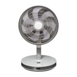 Ventilador oscilante Objecto White Flow F5 FN-72WH con aromaterapia, motor CC silencioso, 5 velocidades y temporizador
