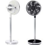 Ventilador oscilante Objecto White Flow F5 FN-72WH con aromaterapia, motor CC silencioso, 5 velocidades y temporizador