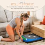 Plataforma vibratoria curva 4D LifePro Rumblex LP-RMX-BLU triple motor 7 modos 60 velocidades