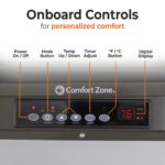 Calentador de Garaje Comfort Zone CZ230ER 7500W 240V con Control Remoto y Termostato Digital