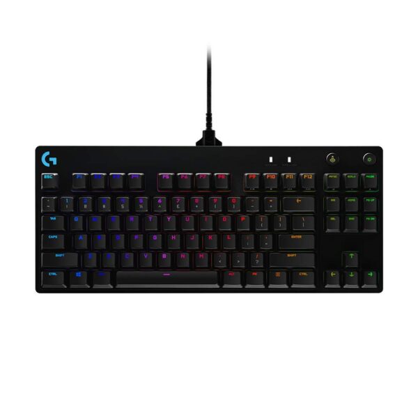 Teclado Mecánico Gaming Logitech G PRO 920-009388 Tenkeyless LIGHTSYNC RGB 16.8M Colores Cable Micro USB Desmontable PC